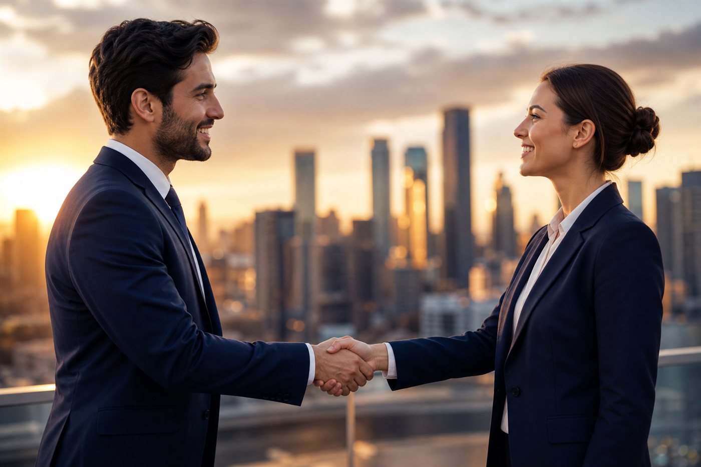 Professional business partnership at Biz Spark